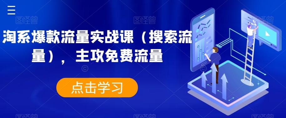 淘系爆款流量实战课（搜索流量），主攻免费流量-知库