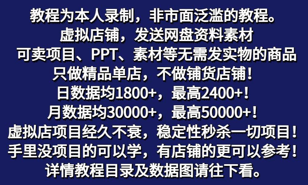 图片[2]-拼多多虚拟电商训练营月入50000+你也行，暴利稳定长久，副业首选-知库