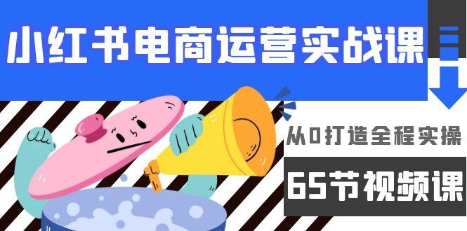 (9724期)小红书电商运营实战课，从0打造全程实操(65节视频课)-知库