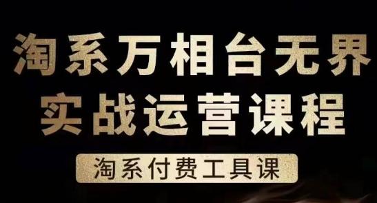 淘系万相台无界实战运营课，淘系付费工具课-知库