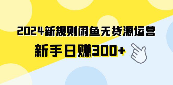 (9522期)2024新规则闲鱼无货源运营新手日赚300+-知库