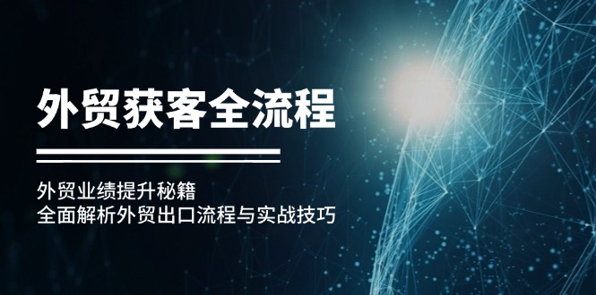 外贸获客全流程：外贸业绩提升秘籍：全面解析外贸出口流程与实战技巧-知库