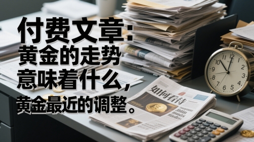 付费文章：黄金的走势意味着什么，如何看待黄金最近的调整-知库