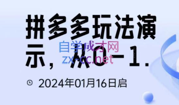 吴老师·拼多多从选品到截流到付费的玩法技巧-知库