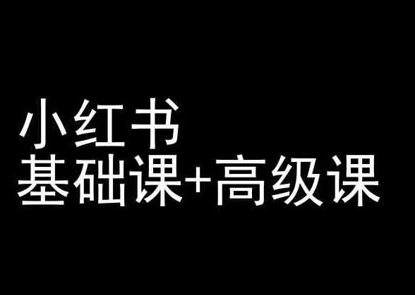 小红书基础课+高级课-小红书运营教程-知库