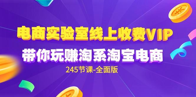 (9859期)电商-实验室 线上收费VIP，带你玩赚淘系淘宝电商(245节课-全面版)-知库