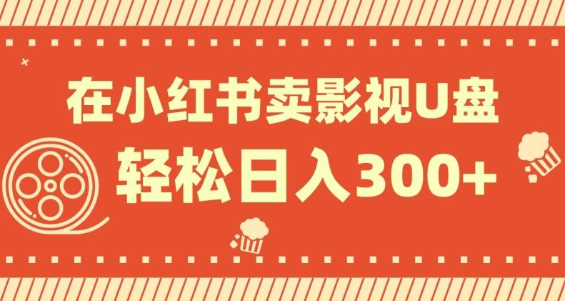 在小红书上卖影视U盘，轻松日入300+，操作简单，小白可轻松上手-知库