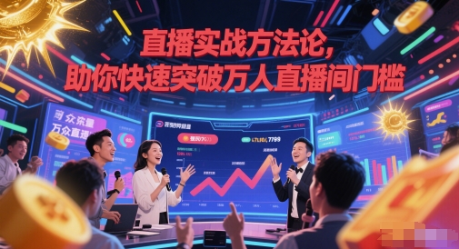 直播实战方法论，助你快速突破万人直播间门槛-知库