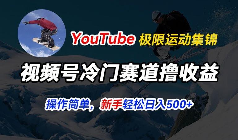 视频号冷门赛道撸收益，YouTube搬运极限运动集锦，暴力起号，操作简单流量高，轻松日入5张【揭秘】-知库