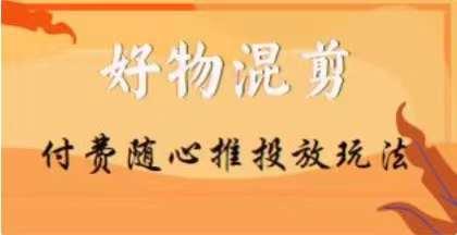 【万三】好物混剪付费随心推投放玩法，随心投放小课抖音教程-知库