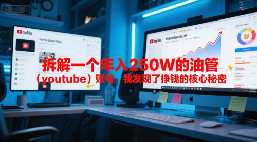付费文章：拆解一个年入250W的油管(youtube)账号，我发现了挣钱的核心秘密-知库