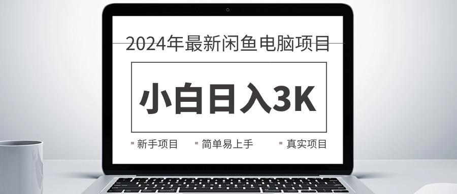 2024最新闲鱼卖电脑项目，新手小白日入3K+，最真实的项目教学-知库