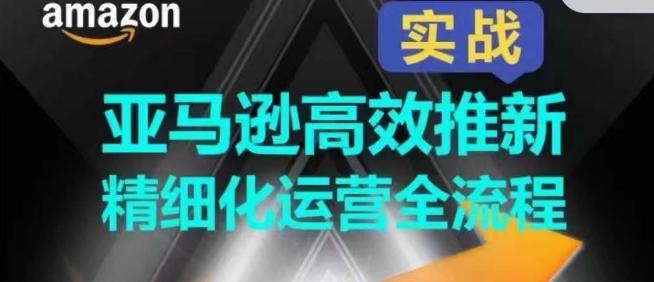 亚马逊高效推新精细化运营全流程，全方位、快速拉升产品排名和销量!-知库