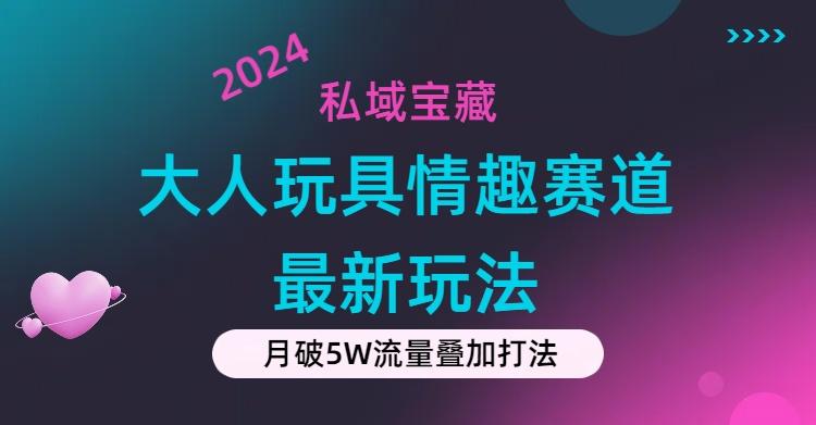 私域宝藏：大人玩具情趣赛道合规新玩法，零投入，私域超高流量成单率高-知库