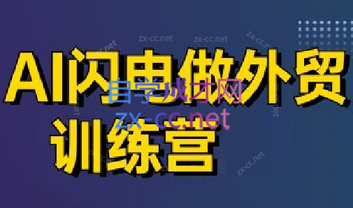 大卫·AI闪电做外贸训练营(更新5月)-知库