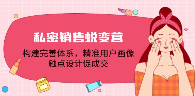 私密销售蜕变营：构建完善体系，精准用户画像，触点设计促成交-知库