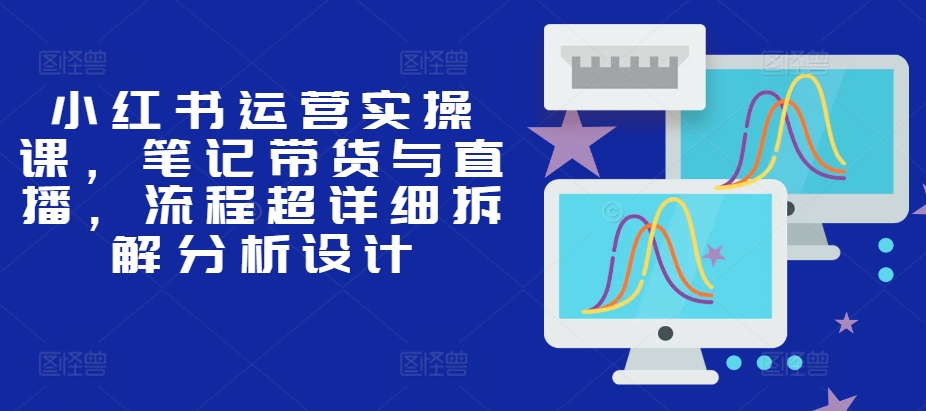 小红书运营实操课，笔记带货与直播，流程超详细拆解分析设计-知库