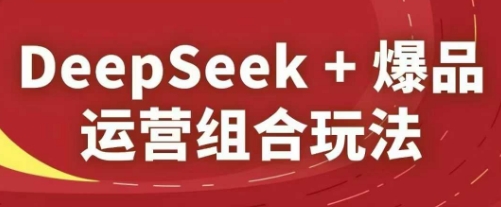 DeepSeek+爆品运营组合玩法，2025淘系精品课-知库商学院