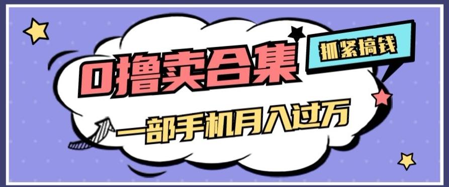 0撸项目月入过万，售卖全套ai工具合集，一单29.9元，一部手机即可【揭秘】-知库