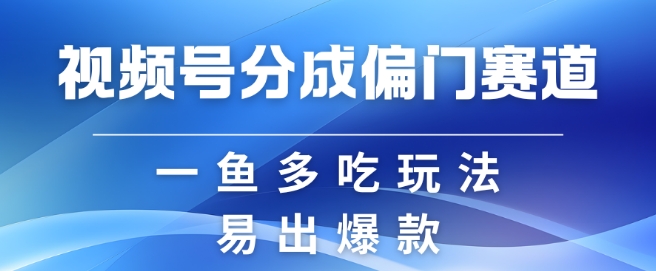 视频号创作者分成计划偏门类目，容易爆流，实拍内容简单易做【揭秘】-知库