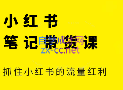 张宾·小红书笔记带货课(更新4月)-知库