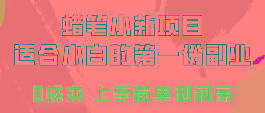 蜡笔小新项目拆解，0投入，0成本，小白一个月也能多赚3000+-知库