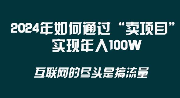 2024年 做项目不如‘卖项目’更快更直接！年入100万-知库