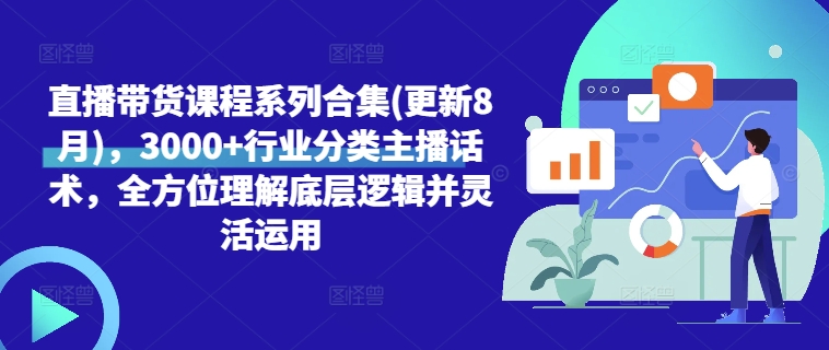 直播带货课程系列合集(更新8月)，3000+行业分类主播话术，全方位理解底层逻辑并灵活运用-知库