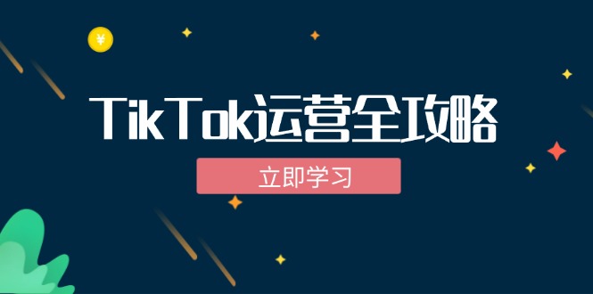 TikTok实战运营全攻略：从下载软件到变现，抖音海外版实操教程-知库